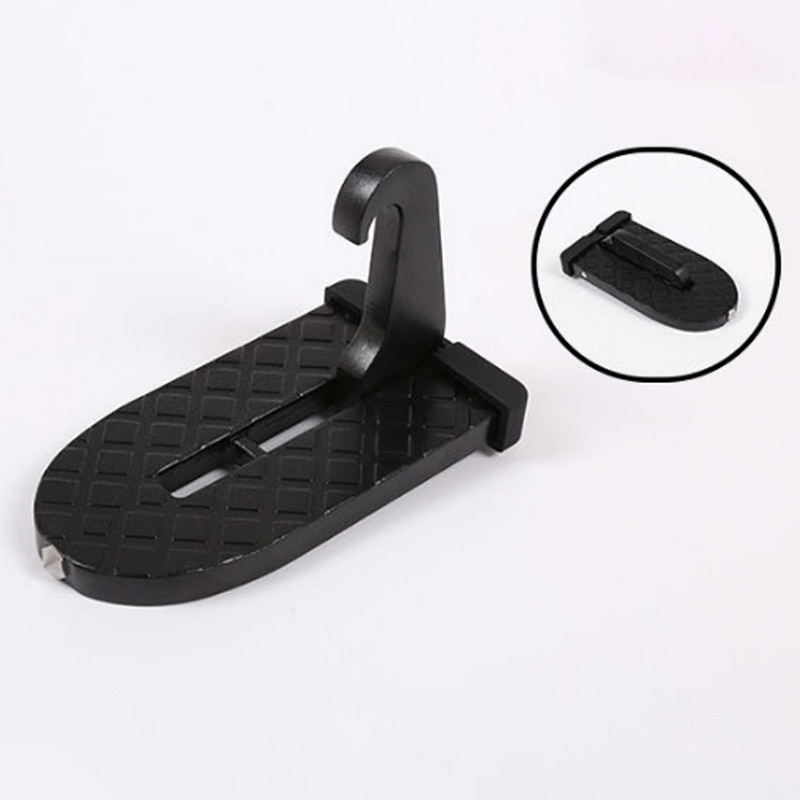 U-formet krok sammenleggbar pedal bil topp pedal bil sammenleggbar trinnstige hjelpepedal bil takpedal med sikkerhetshammer