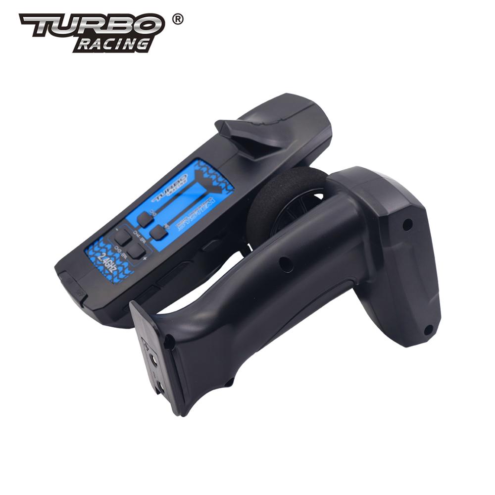 Turbo Racing P50 91805G-VT 2.4GHz 4CH Radio Transmitter Remote Controller with Receiver for RC Car Boat