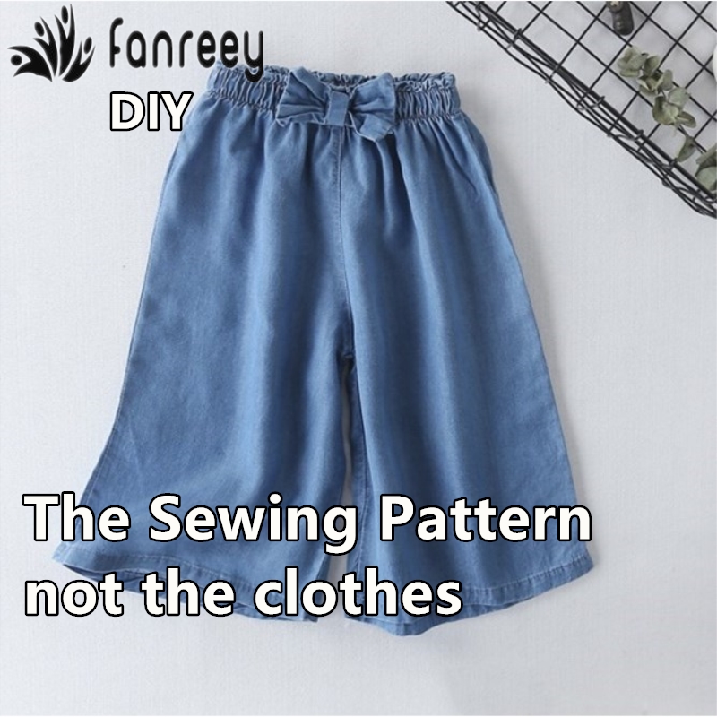 Women's Jeans Shorts Sewing Patterns Template Cutting drawing Clothing DIY WW-WT952