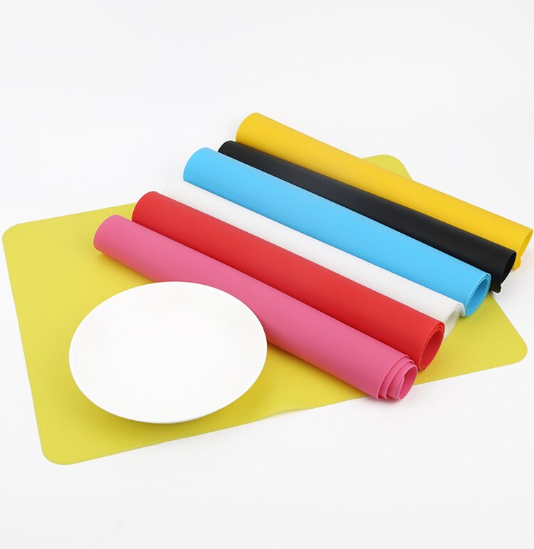 1Pcs Siliconen Matten Rechthoek 30*40Cm Silicone Placemats Hittebestendige Antislip Placemats