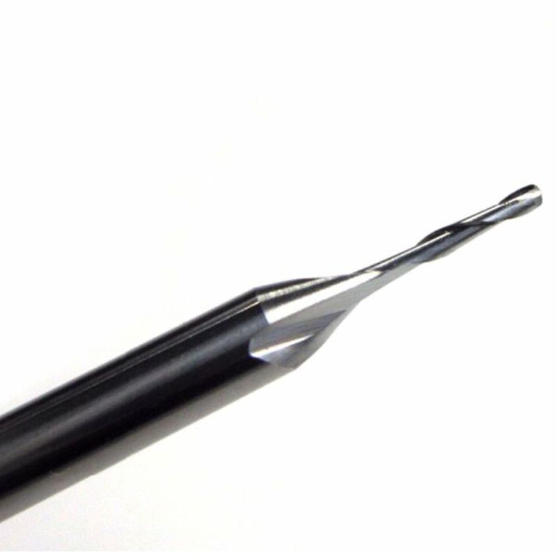 Fresa de punta de bola de carburo, herramienta de grabado CNC, Router, broca de carburo sólido, 63HF, 10 piezas, 1/1, 5/2, 0/2, 5/ 3.175mm