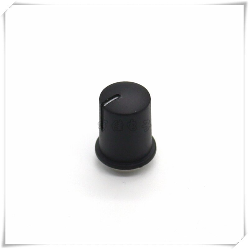 10 Piece 12*16.5MM half shaft rubber knob potentiometer rotary encoder volume switch knob suitable for D axis 6MM