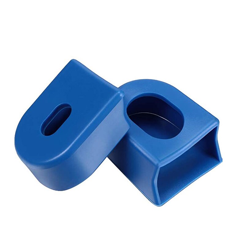 1Pair Bicycle Crank Arm Protector Cover Tear Resistance Silicone Road Bike Universal Crankset Protective Caps MTB Accessories: Blue