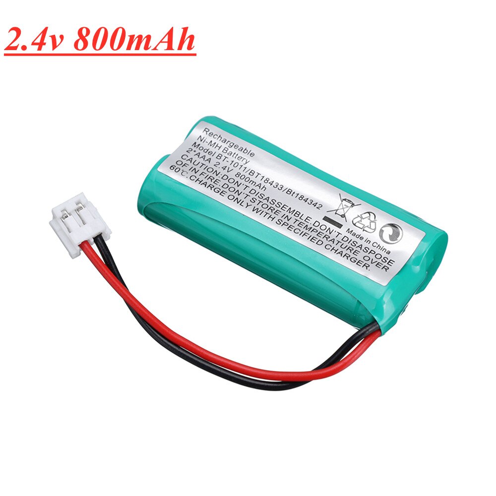 2.4V 800mAh NiMH Cordless Phone Battery for Uniden BT-1011 BT-1018 BT1011 BT1018 BT8001 BT-694 2.4V Rechargeable Battery 1-20pcs