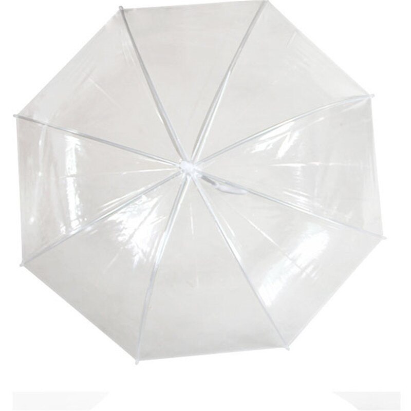 Portable Transparent Clear Rain Umbrella Parasol PVC Dome for Wedding Party Favor