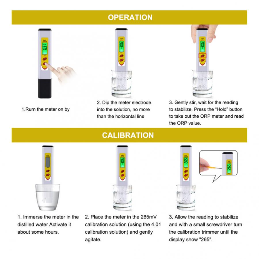 Testeur de de l'eau TDS | Mini stylo Portable, Type ORP mètre testeur de de l'eau, analyseur pour Aquarium piscine