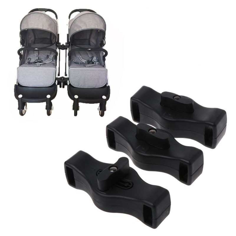 Yoyaplus – adaptateur de connecteur de poussette pour bébé, 3 pièces, coupleur, insertion dans les poussettes, jumeaux