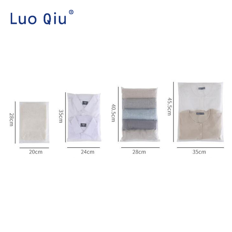 20 pieces Clear Self-adhesive Clothing Plastic Packaging Bag, Thick PE Bag for Apparel Shirts Jean