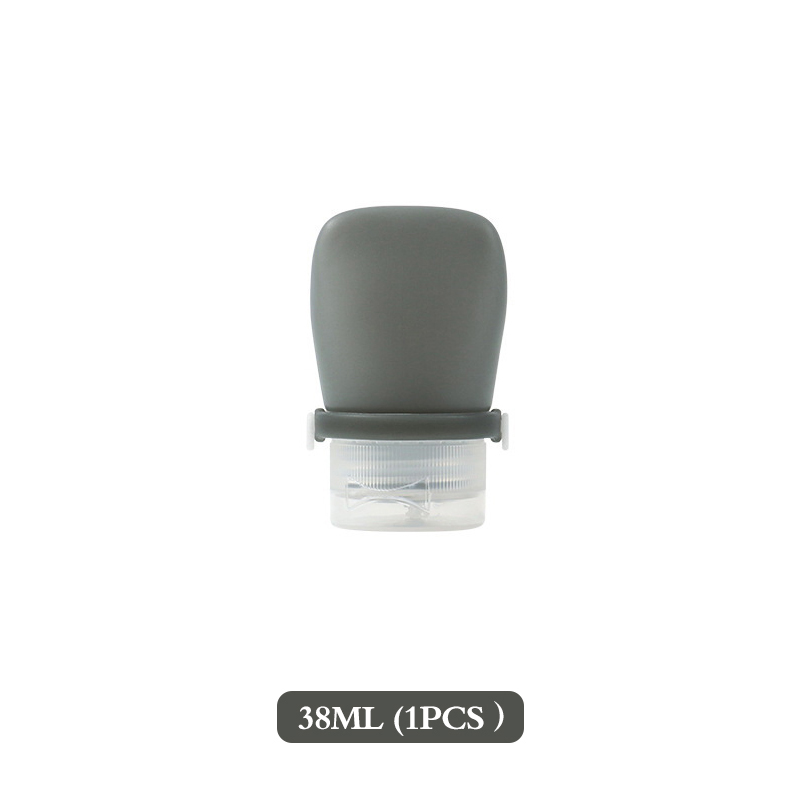 30/60/90ml Silicone Travel Bottles Leak Proof Squeezable Refillable Containers Cosmetic Tube for Lotion Soap Liquids Bottling: DEEP BLUE