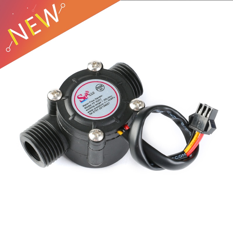 1-30L/min Water Flow Sensor Flowmeter 1/2&quot; Flow Sensor Water Controller 2.0MPa For Flow Measurement Device YF-S201