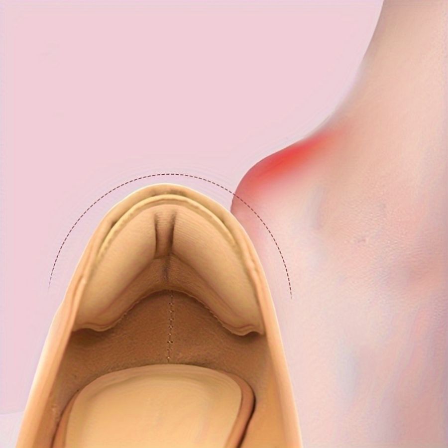 8 Pcs Heel Pads For Too Big Shoes Self-Adhesive Heel Protectors Heel Inserts Improved Shoe Fit And Comfort Prevent Heel Slip