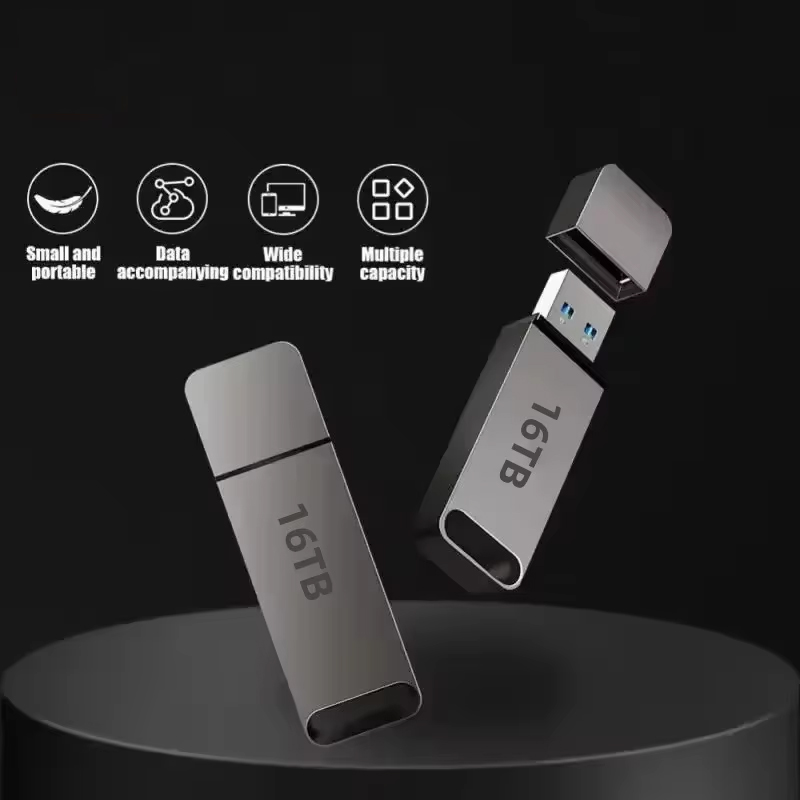 16TB Flash Drive USB3.2 Hoge Snelheid Overdracht Type C U Metalen Flash SSD Draagbare Mini Flash Drive Geheugen waterdichte U Drive