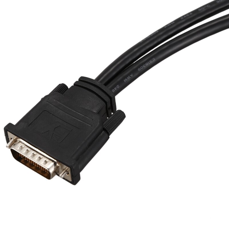 DMS-59 Male to 2 Dual Link DVI-I 24+5 Pin Splitter Adapter Cable