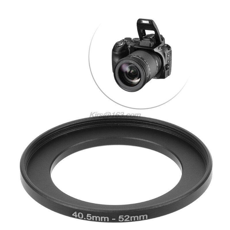 40.5Mm Tot 52Mm Metalen Step Up Ring Lens Adapter Filter Camera Tool Accessoires
