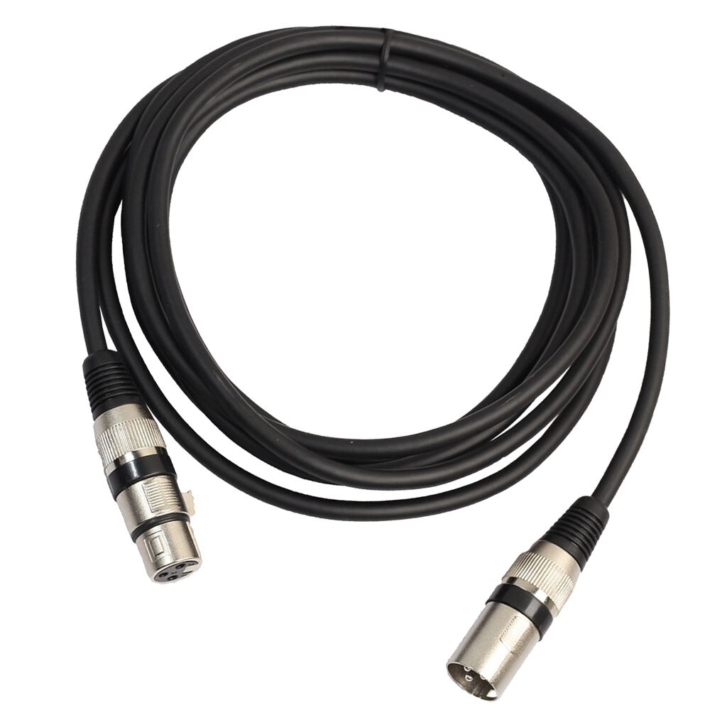 3 Pin DMX Signal Cable Wire XLR Male To Female Cable Snake Cord