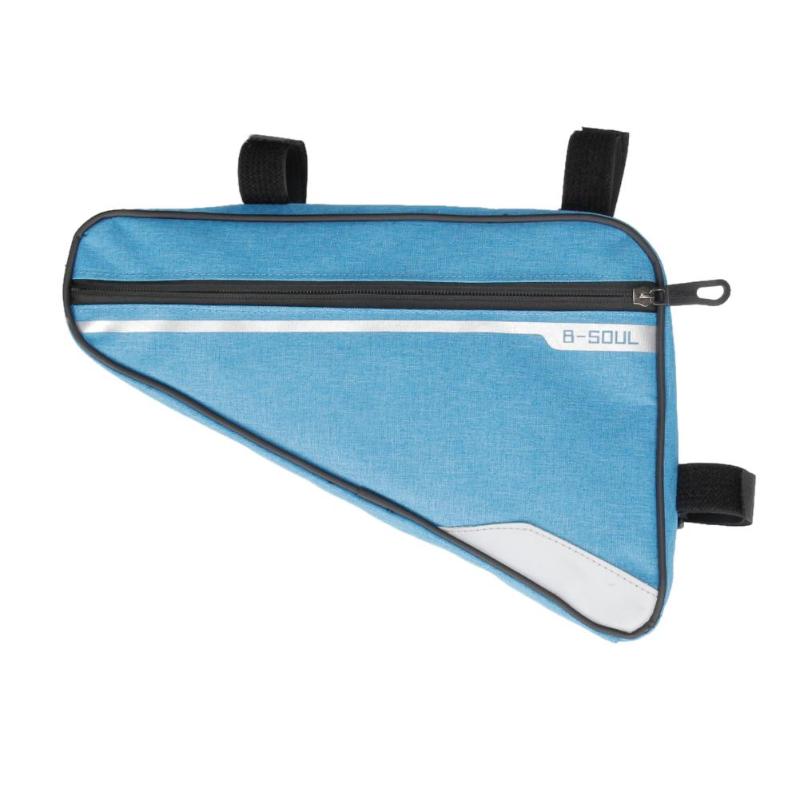 Fietsen Outdoor Driehoek Fiets Voor Tube Frame Bag MTB Mountainbike Pouch Driehoek Fiets Voor Tube Frame Bag: Blauw