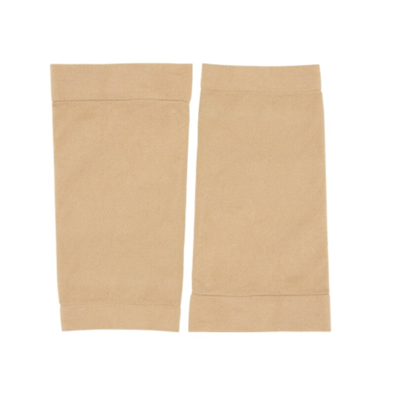 Silicone Leg Cover Bent or Thin Leg Silicone Calf Pad Body Beauty Self-adhesive Leg Pad: Beige
