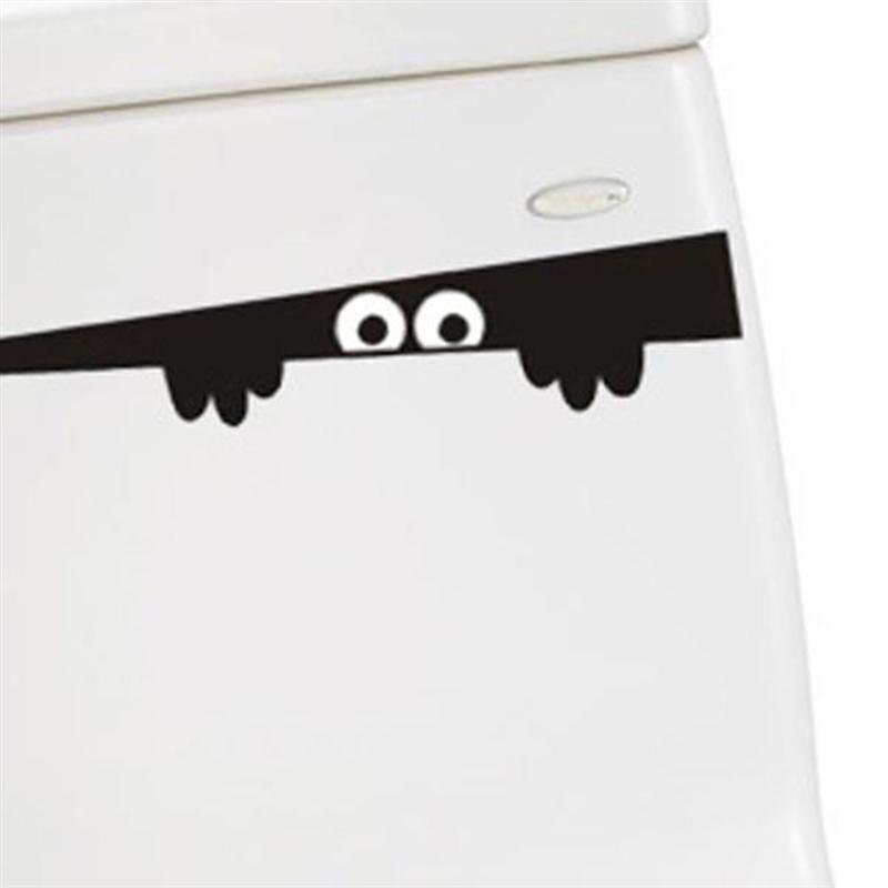 Grappige Peep Monster Wc Badkamer Pvc Sticker Art Verwijderbare Diy Sticker