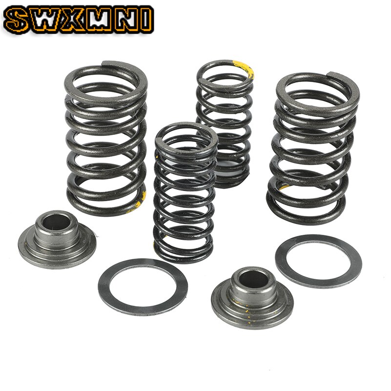 Lifan Motorcycle Intake Exhaust Valve comp Springs Cotter Seal Assy For 125 140 150cc Horizontal Engines Dirt Pit Bike ATV Quad