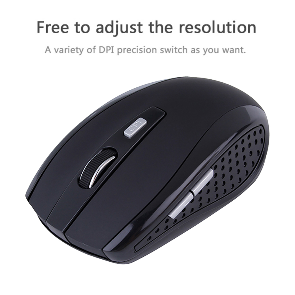 Wireless Mouse Optical Gaming Mouse Portable 2.4GHz Mouse with USB Nano Dongle Office Gamer Computer Desktop Mice for PC Laptop