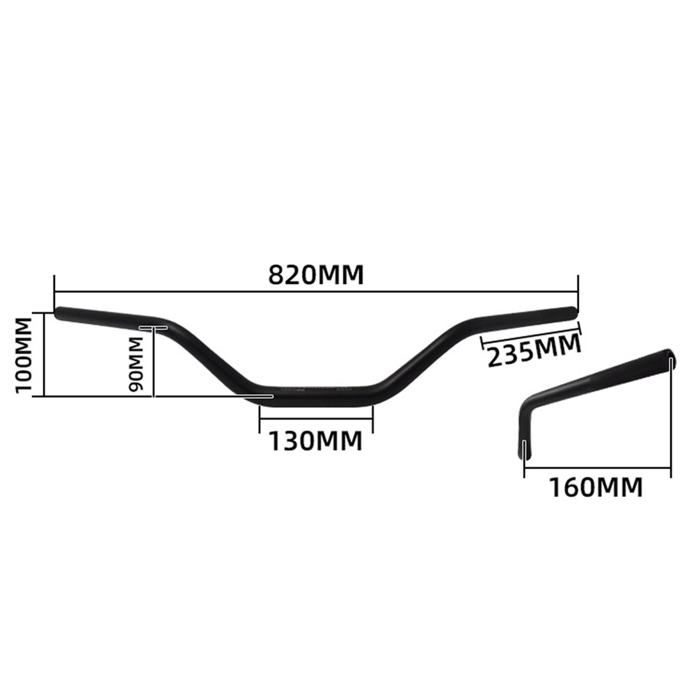 Manillar Universal para motocicleta Renthal, 28mm, para barra gruesa, volante de aluminio para Motocross, 1-1/8''