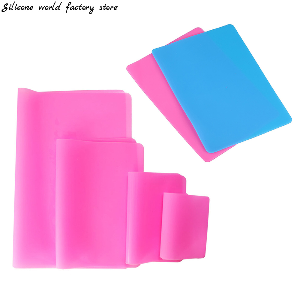 Silicone world Silicone Pad Table Mat Kneading Dough Mat Resin Pad Craft Tool Anti-dirty Pad DIY Epoxy Jewelry Making Tools