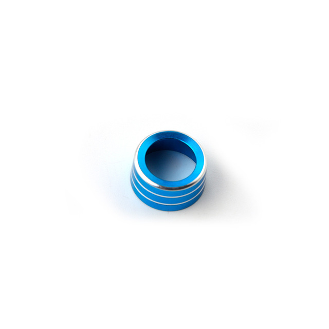 Perilla de ajuste de espejo retrovisor de Metal, anillo decorativo para Smart Fortwo Forfour, accesorios de estilo Interior de coche, 453: Azul