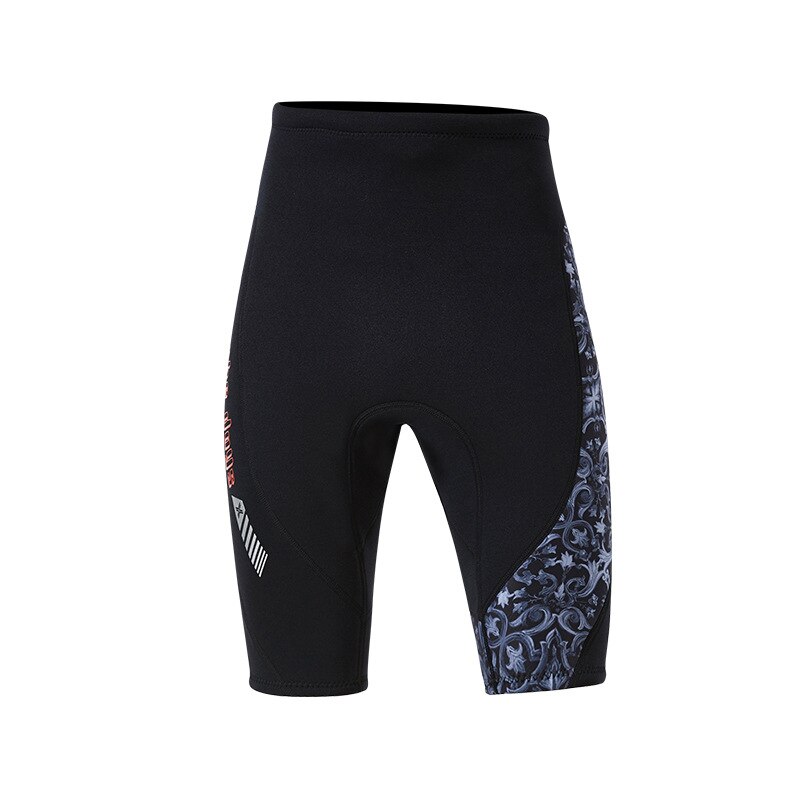 Wetsuits Pants Shorts 1.5mm Neoprene Canoeing Swimming Pants for Men Women Printed Scuba Diving Surfing Snorkeling Bottom: 1 / XXL