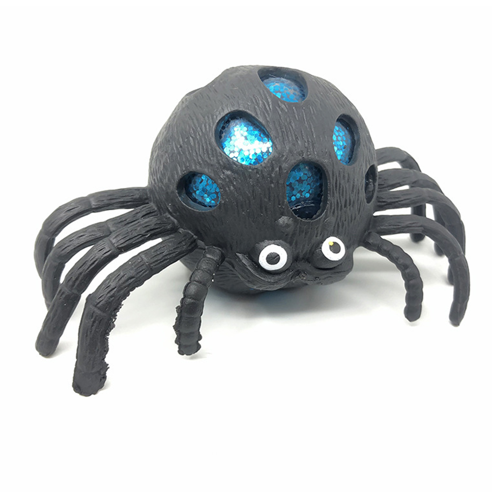 Jouet anti-stress en forme d'araignée Squishy d'anniversaire pour enfants adultsdrôle enfants romancier blagues pratiques jouet Surprise