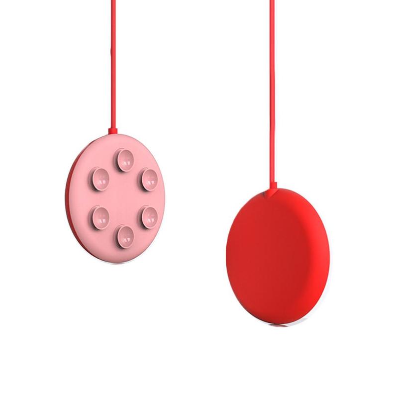 10w Mobile Phone Wireless Fast Charger Portable Spider Suction Cup Wireless Charger Supports Qi Wireless Charging: Red