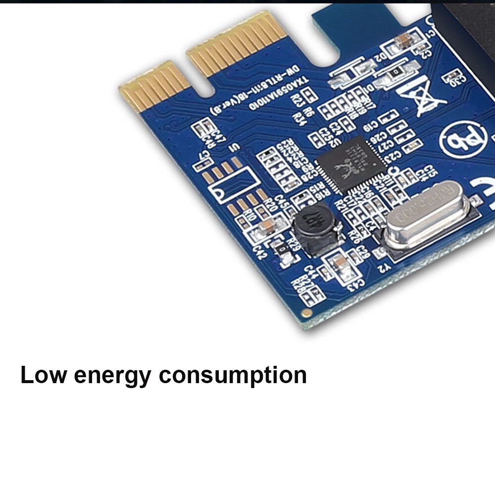 Pci Express 10/100/1000M Gigabit Lan-kaart Met RTL8111F Pcie 1X Ethernet Network Adapter Card