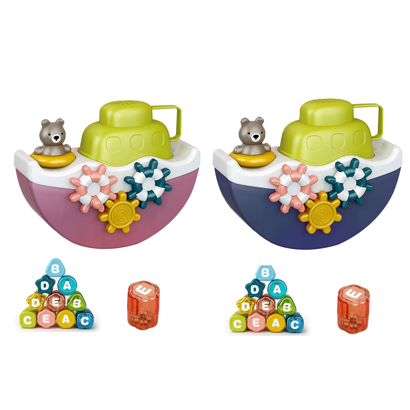 Kinderen Bad Water Spelen Speelgoed Bad Boot Speelgoed Kleur Erkenning Water Fun Speelgoed Baby Baby Early Education Badkamer Strand