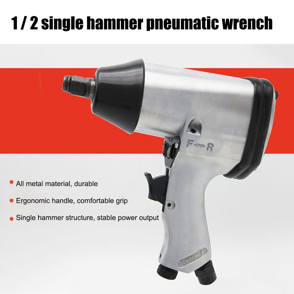 Air Pneumatic Wrench 1/2 35KG Air Pneumatic Spanner Large Torque Tire Removal Tool Nut Sleeves Pneumatic Power Tools