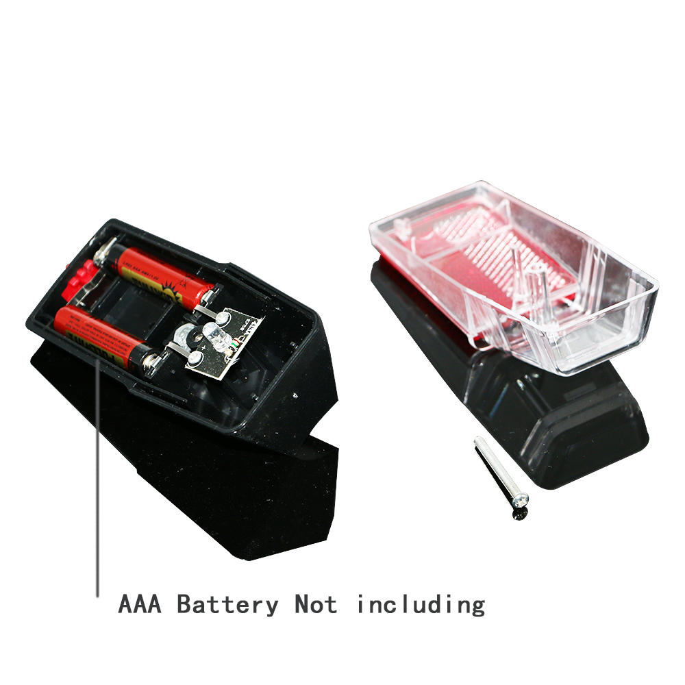 JS Rode LED Fiets Achterlicht Mount op de Fender met Batterij Veiligheid Waarschuwing Fiets achterlicht Lamp Fiets Accessoires MTB