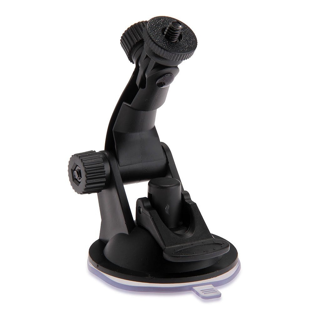 Support de voiture à aspiration pour caméra Gopro Hero 7/6/5/4/3/3 +/2/1, 1/4 pouces, noir