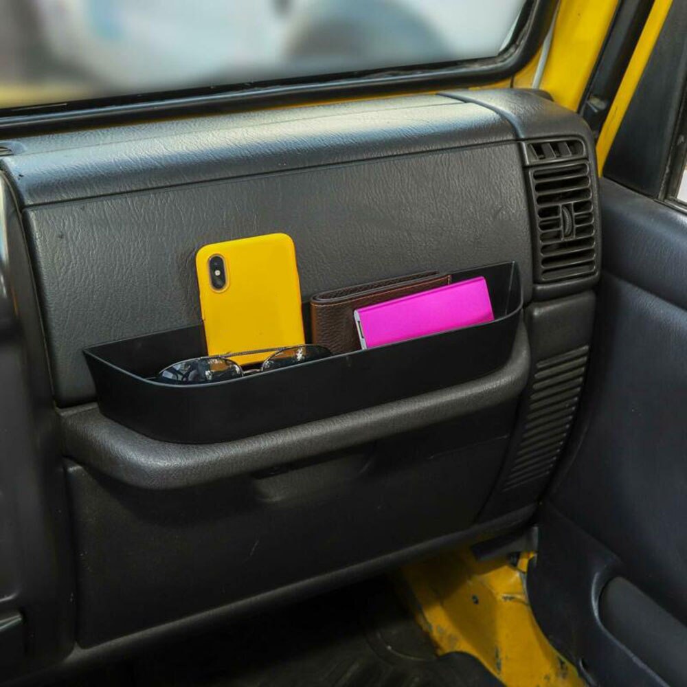Accessories Co-pilot Storage Box Black Auto For Jeep Wrangler TJ 1997+