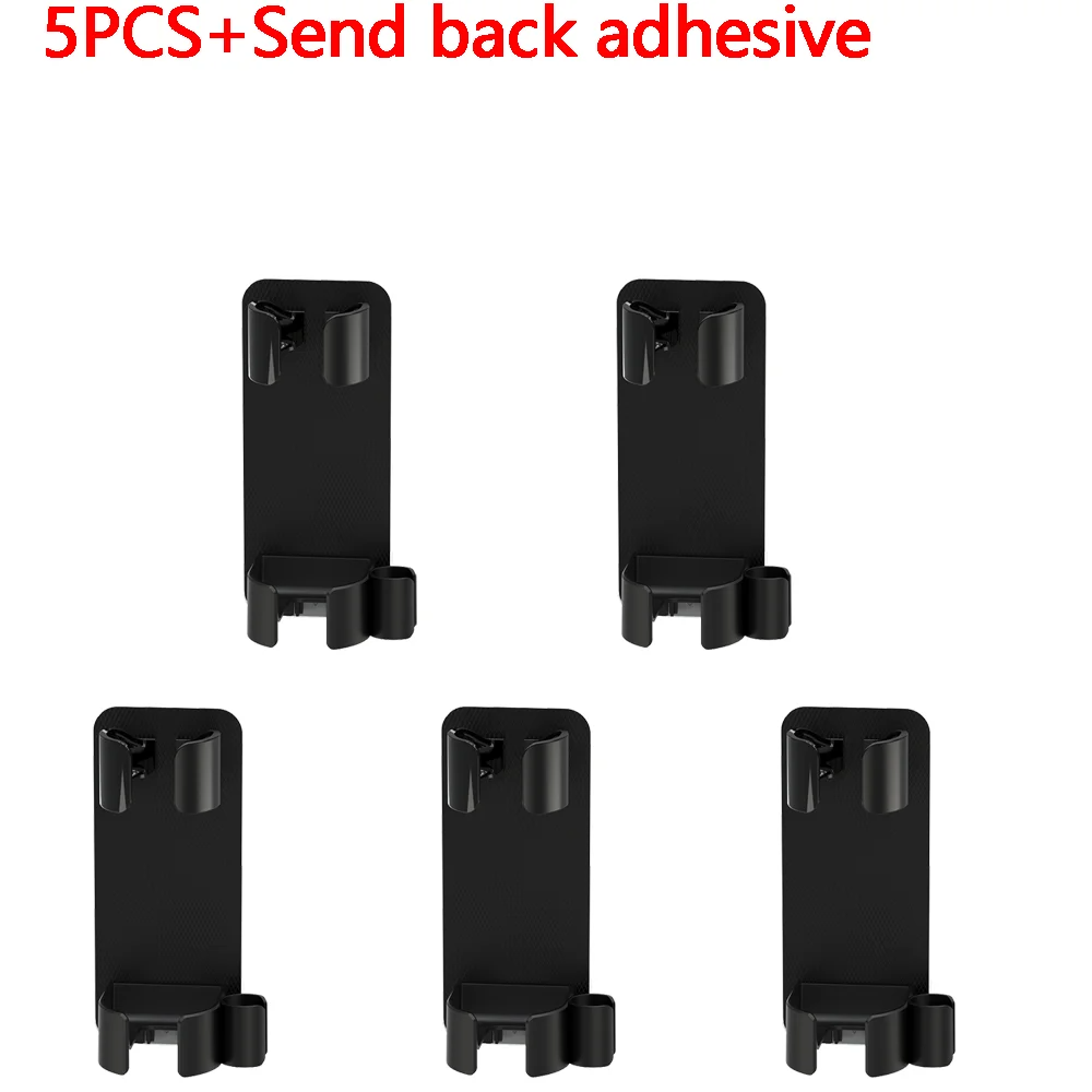 Home Non Perforated Hair Dryer Rack Bathroom Straight Hair Comb Storage Rack Bathroom Wall Mounted Curling Iron Storage Rack