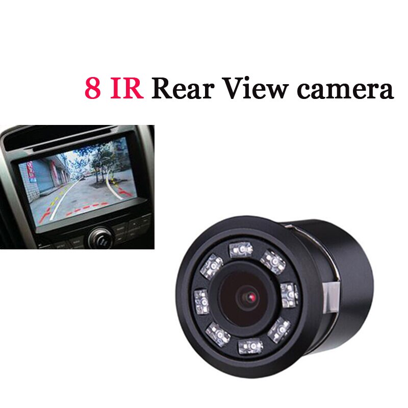 Dynamic Trajectory Track Reverse Backup Rear View Car Camera Best Night Vision HD Auto Moving Reversing Parking Line: 18.5 mm IR Camera