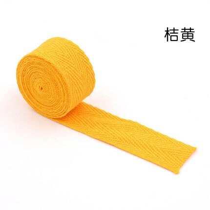 10 Meter 20mm Gurt Baumwolle Gurtband Rucksack Riemen DIY NäHenne Zubehör Haustier Seil: Orange Gelb