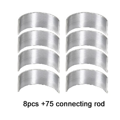 Piezas de motor de motocicleta, biela Con rodamiento de varilla y cigüeñal, azulejo de eje de cigüeñal para Kawasaki ZZR400 ZZR 400 ZR400 xanthis: Add 75 Connecting