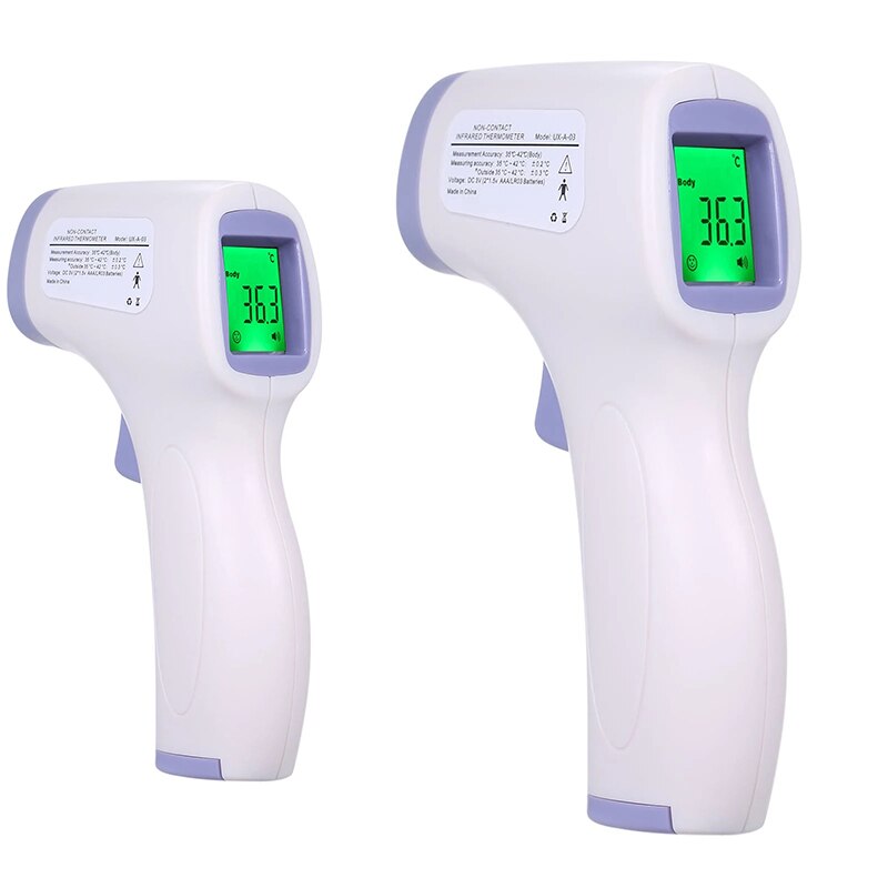 Thermometer Non-Contact Infrared High Precision Intelligent 3 Color Screen Temperature Meter Tool Take Care Your Health