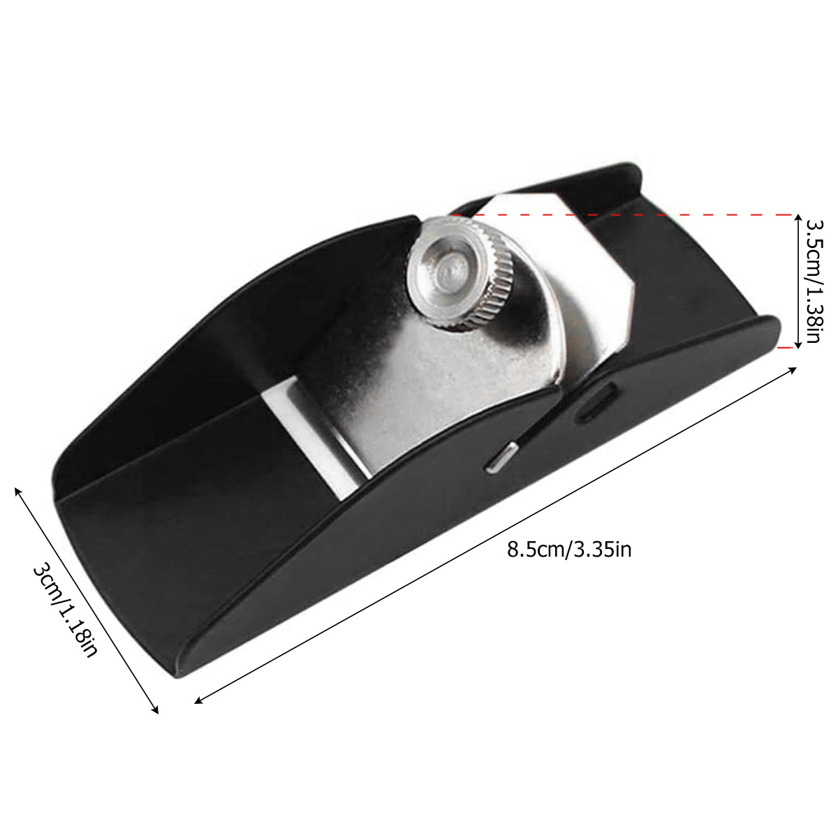 Woodworking Planer Mini Smoothing Wood Trimming Plane Adjustable Flat Bottom Hand Planer for Wood Craft Processing Carving