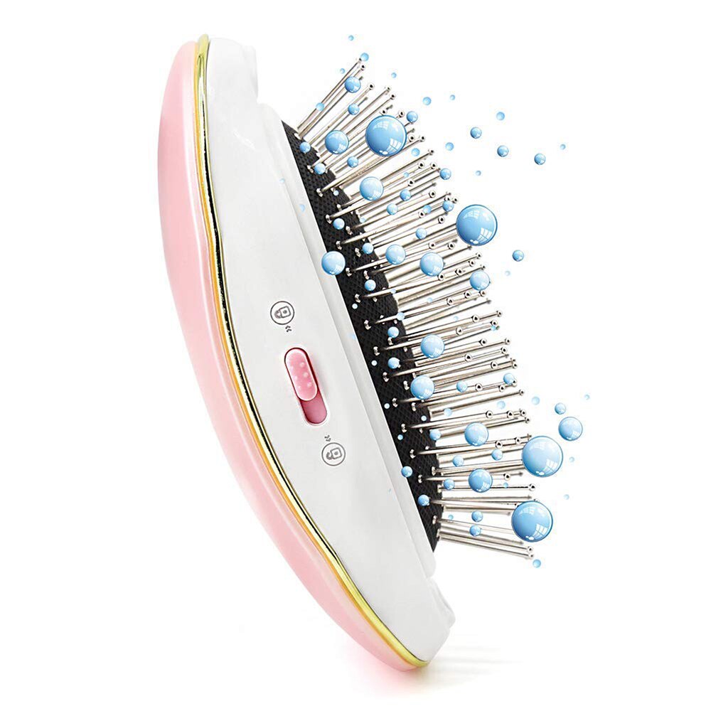 Brosse à cheveux électrique ionique Anti frisottis, Portable, magique, Ion négatif, peigne pour Massage, antistatique