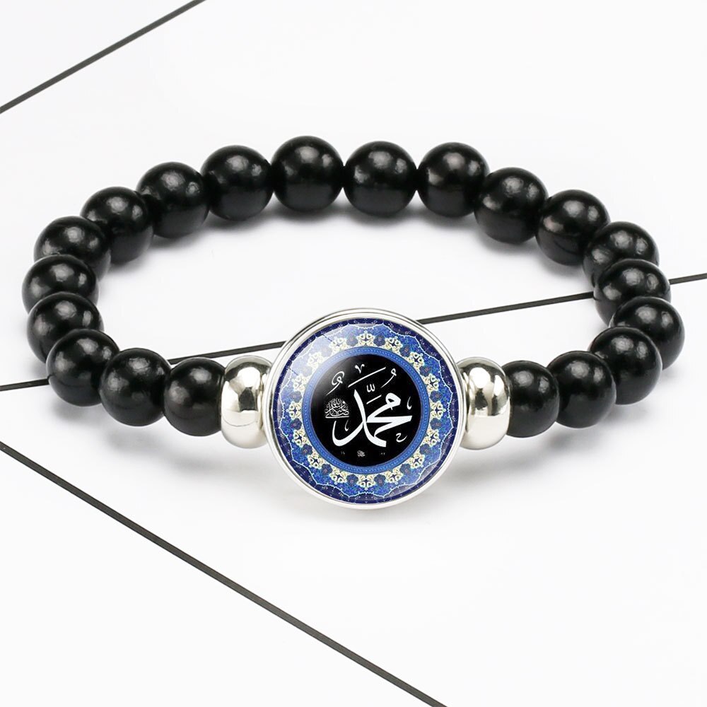 Midden-oosten Islam Moslim Kraal Armbanden 18Mm Snap Knoppen Dome Cabochon Charms Armband Cadeaus Voor Moslim Allah: 2