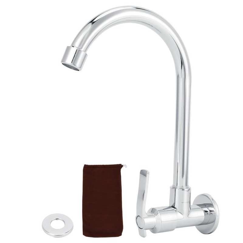 basin faucet bathroom faucet /2 Kitchen Sink Faucet 360 Degree Rotating Wall-Mounted Water Tap with Single Handle torneira