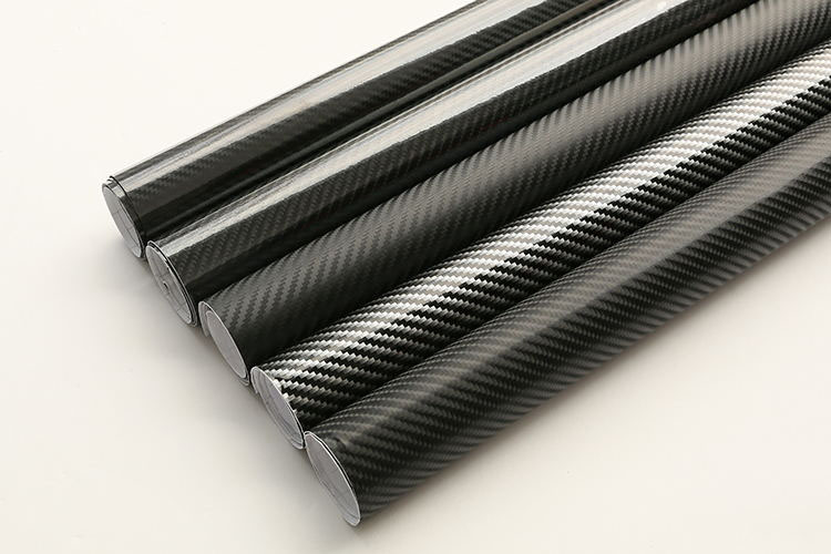 20/30/40/50 x 152cm superglans 6d karbonfiber vinylfolie til bil vinylfilm kjøretøyklistremerke laptop hud telefondeksel motorsykkel