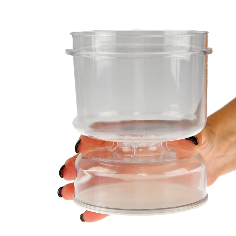 Distributeur de cornichons secs et humides, cornichons et olive, récipient en sablier pour la cuisine domestique, organisateur de séparation de jus