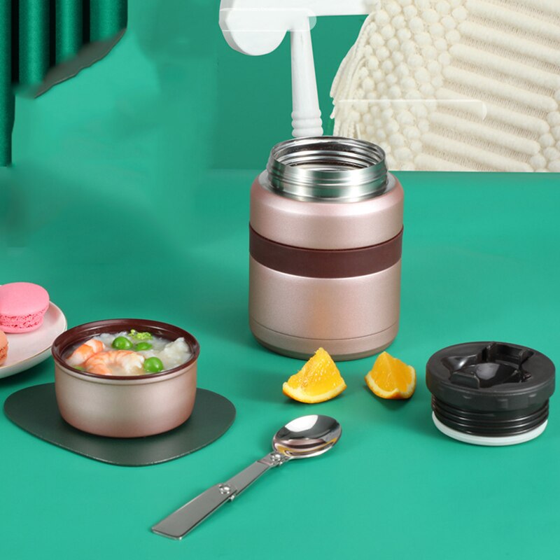 Roestvrij Staal Voedsel Thermos 12-24 Uur Vacuüm Lunchbox Thermo Container Soep Pot Geïsoleerde Thermosflessen