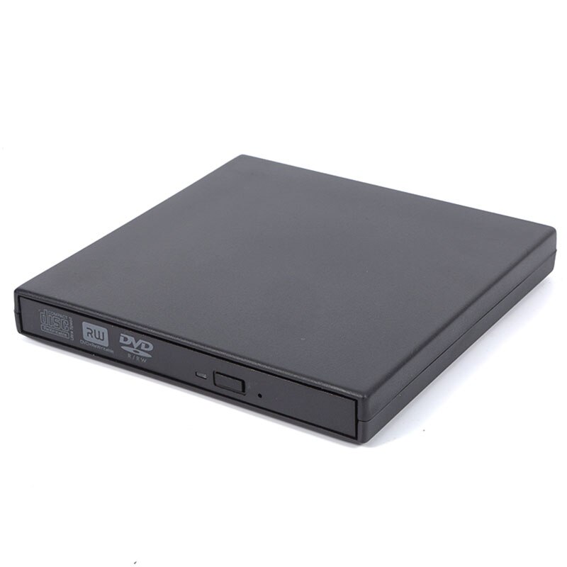 Slim Usb 2.0 Draagbare Externe Dvd Rom Optische Drive Cd/DVD-ROM CD-RW Speler Brander Plug En Play Voor Macbook laptop Desktop Pc