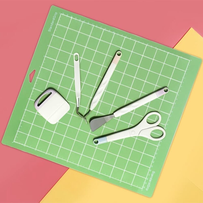 Weeding Tools For Vinyl, Craft Vinyl Weeding Tools Set With Cutting Mat Kit For Silhouettes, Cameos, Lettering, Splicing